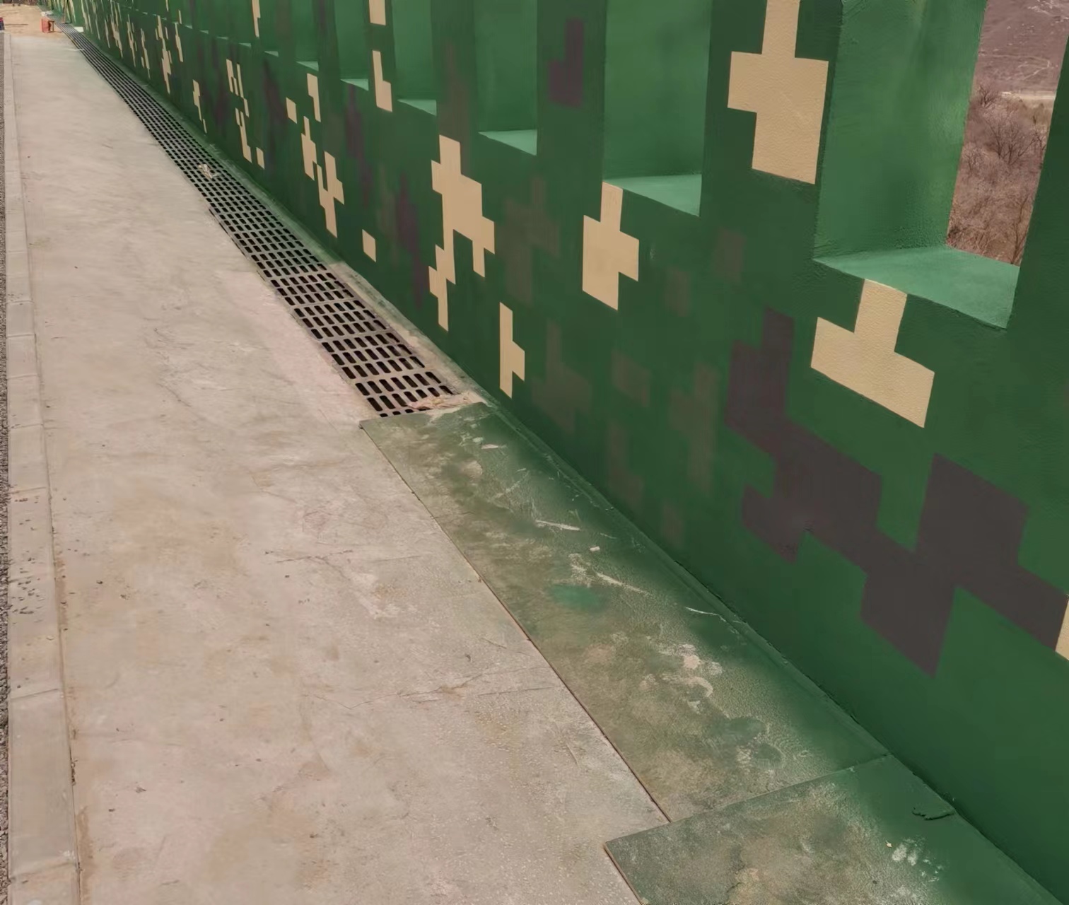 梅州围墙迷彩喷涂,数迷彩漆